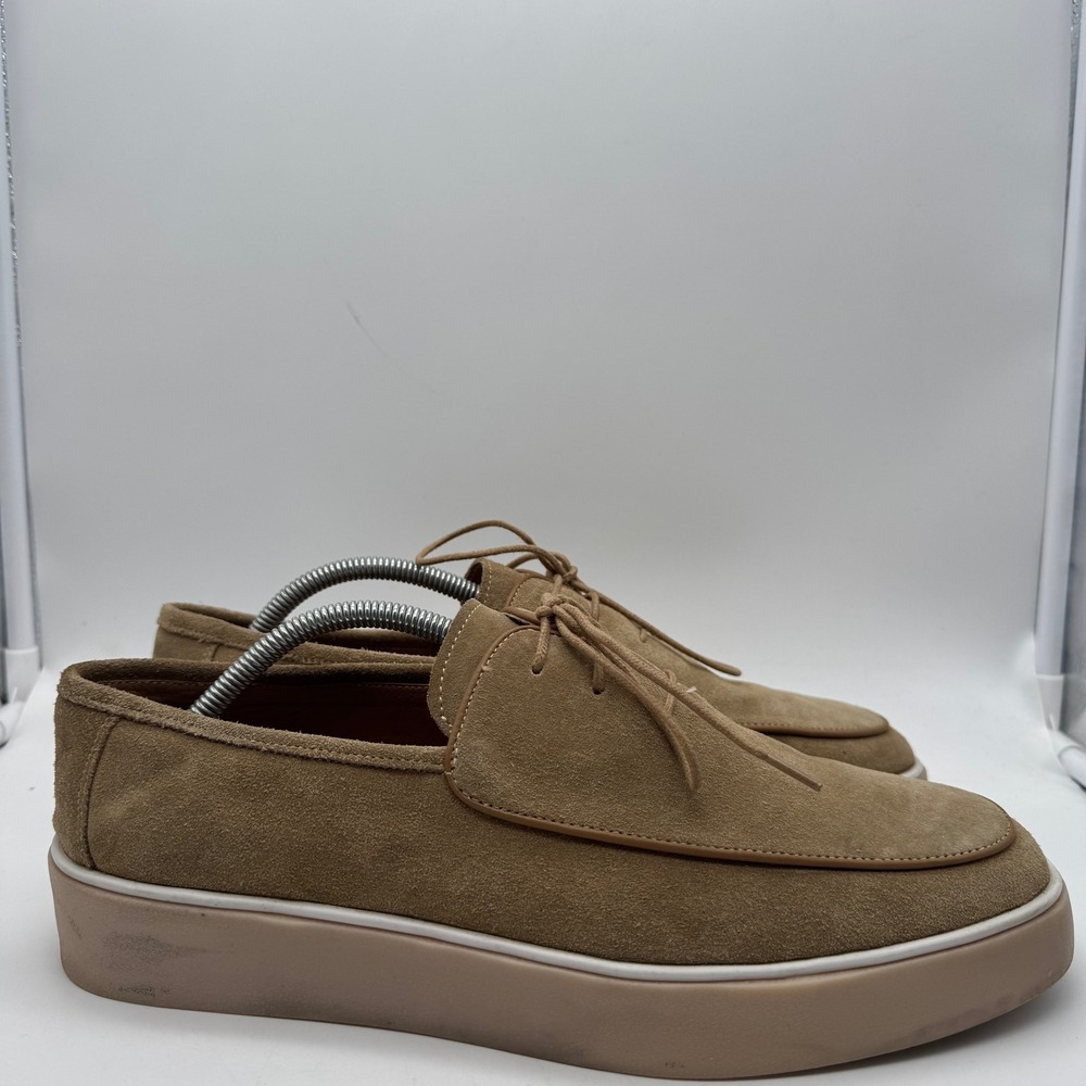 Marc Nolan Cannes Tan Suede Lace Up Derby Shoes Mens Size 10